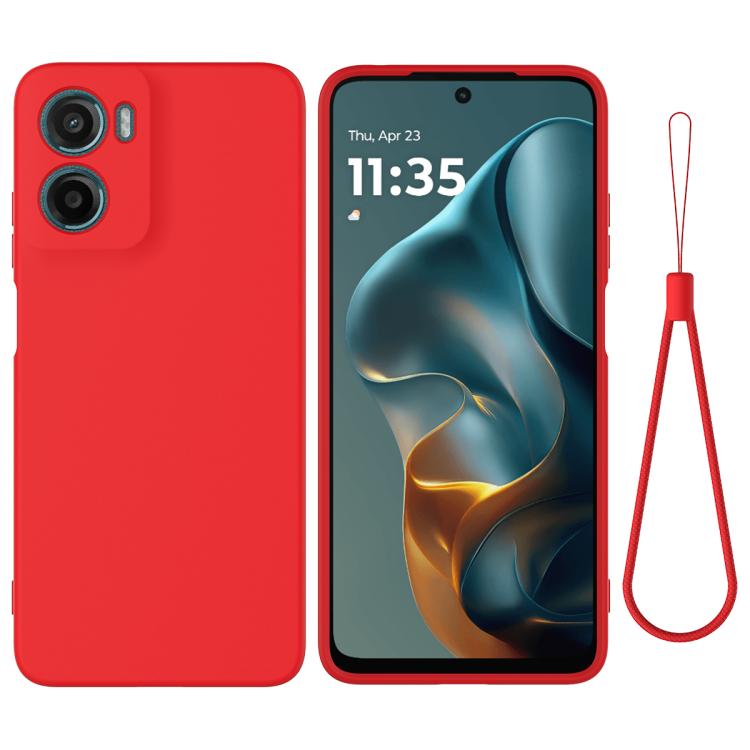 Solid Color Liquid Silicone Dropproof Full Coverage Phone Case – Durable Build, Easy to Use, For Motorola Moto G06 Power 4G, For Motorola Moto G 5G / G Play 5G 2026, For Motorola Moto G06 4G, For Motorola Moto G100 Pro 5G, For Motorola Moto G86 Power For Motorola Moto G06 4G Red