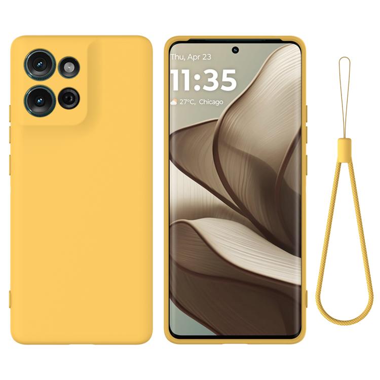 Solid Color Liquid Silicone Dropproof Full Coverage Phone Case – Durable Build, Easy to Use, For Motorola Moto G06 Power 4G, For Motorola Moto G 5G / G Play 5G 2026, For Motorola Moto G06 4G, For Motorola Moto G100 Pro 5G, For Motorola Moto G86 Power For Motorola Moto G 5G G Play 5G 2026 Yellow