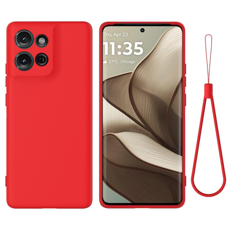 Solid Color Liquid Silicone Dropproof Full Coverage Phone Case – Durable Build, Easy to Use, For Motorola Moto G06 Power 4G, For Motorola Moto G 5G / G Play 5G 2026, For Motorola Moto G06 4G, For Motorola Moto G100 Pro 5G, For Motorola Moto G86 Power For Motorola Moto G 5G G Play 5G 2026 Red