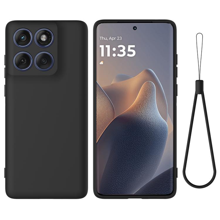 Solid Color Liquid Silicone Dropproof Full Coverage Phone Case, For Motorola Moto G77 Power / G67 Power, For Motorola Moto G Max / G87 / G77 5G, For Motorola Edge 5G 2026, For Motorola Moto G37 / G37 Power / G47, For Motorola Moto G17 / G17 Power / G15... For Motorola Moto G77 Power G67 Power Black