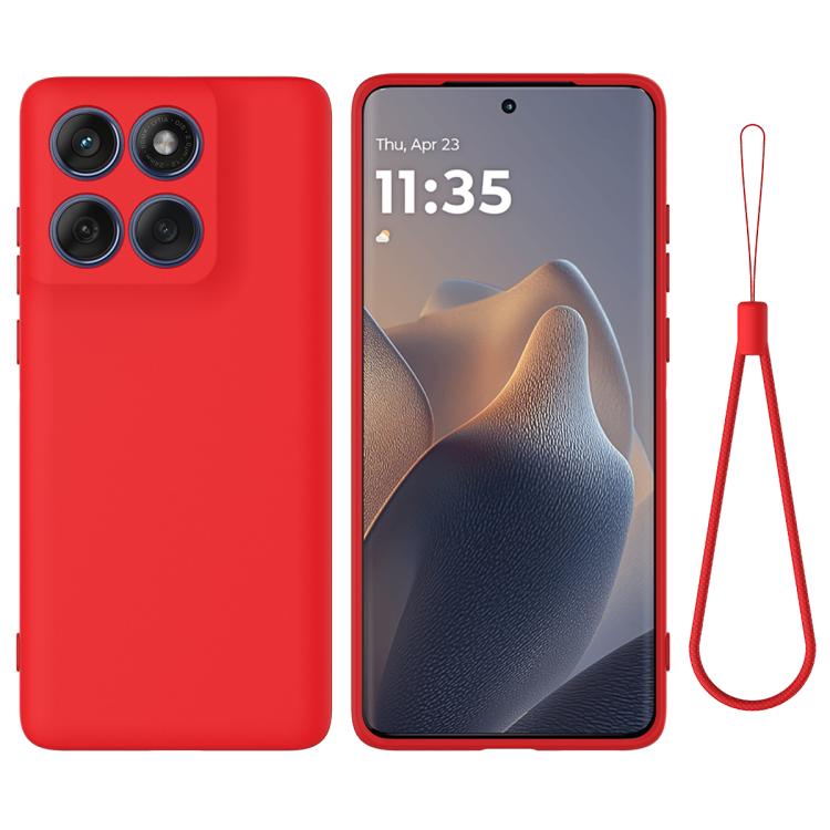 Solid Color Liquid Silicone Dropproof Full Coverage Phone Case – Durable Build, Easy to Use, For Motorola Moto G77 Power / G67 Power, For Motorola Moto G Max / G87 / G77 5G, For Motorola Edge 5G 2026, For Motorola Moto G37 / G37 Power / G47 For Motorola Moto G77 Power G67 Power Red