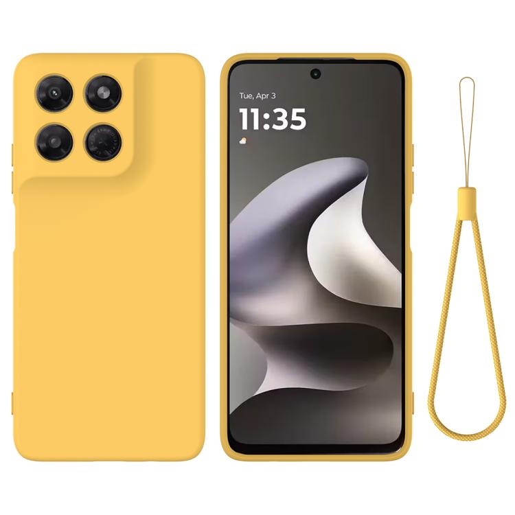 Solid Color Liquid Silicone Dropproof Full Coverage Phone Case – Durable Build, Easy to Use, For Motorola Moto G77 Power / G67 Power, For Motorola Moto G Max / G87 / G77 5G, For Motorola Edge 5G 2026, For Motorola Moto G37 / G37 Power / G47 For Motorola Moto G37 G37 Power G47 Yellow
