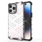 Honeycomb Phone Case, For iPhone 15 Pro Max, For iPhone 15 Pro, For... For iPhone 15 Pro Max White