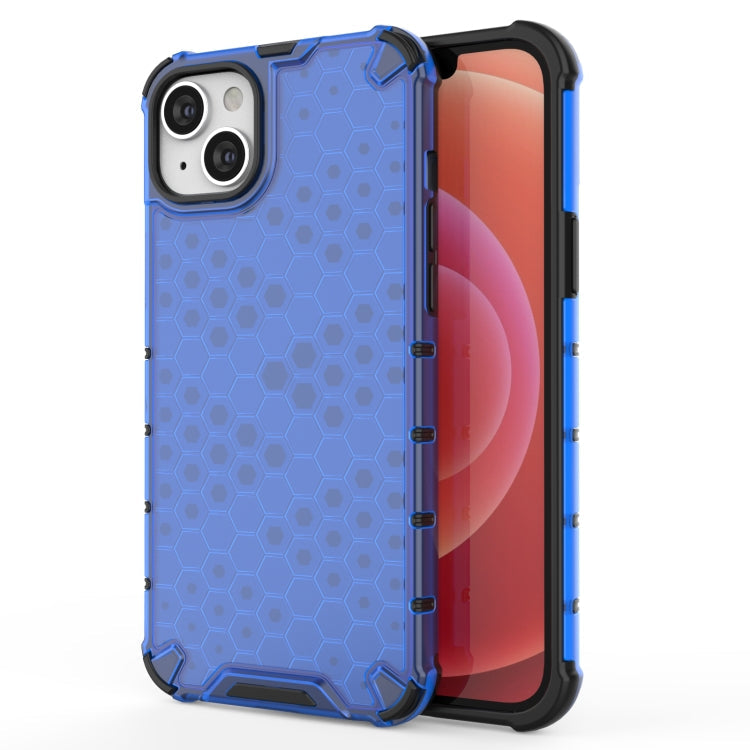 Honeycomb Phone Case, For iPhone 15 Pro Max, For iPhone 15 Pro, For... For iPhone 15 Plus Blue