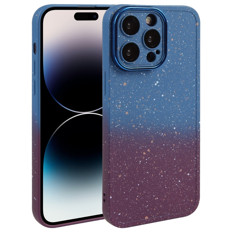 Phone Case – Silicone (iPhone 15 Plus) For iPhone 14 Pro Max Blue Red