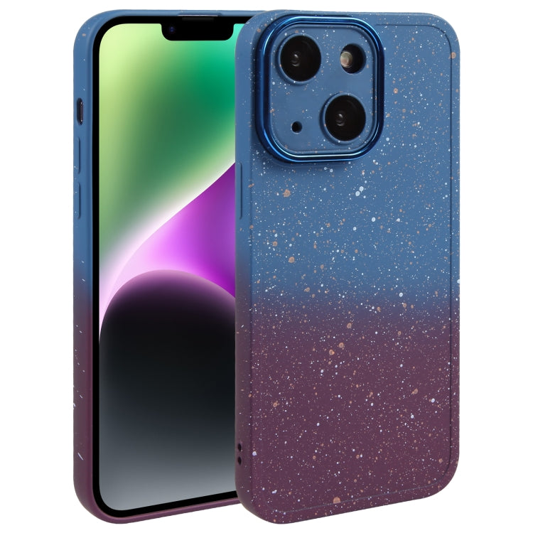 Phone Case – Silicone (iPhone 15 Plus) For iPhone 15 Plus Blue Red