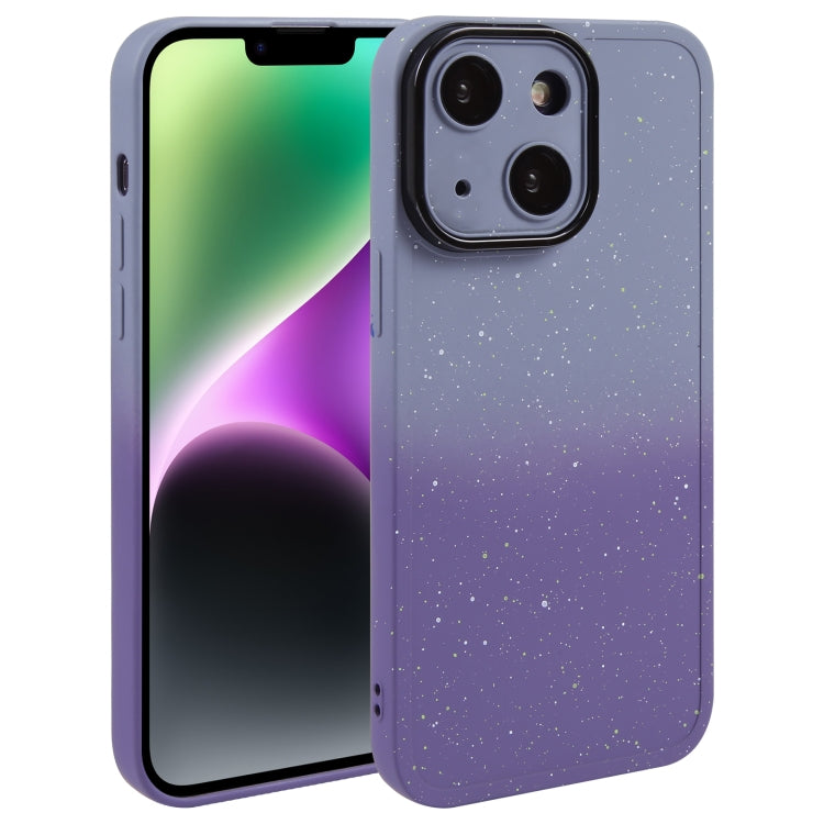 Phone Case – Silicone (iPhone 15 Plus) For iPhone 15 Grey Purple