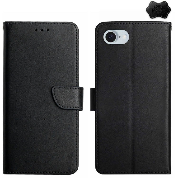 Phone Case – Leather (iPhone 17e) For iPhone 17e 16e Black