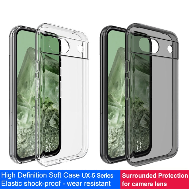 UX-5 Series Transparent Shockproof TPU Protective Phone Case – Shockproof, TPU, For Google Pixel 8a, For Google Pixel 8