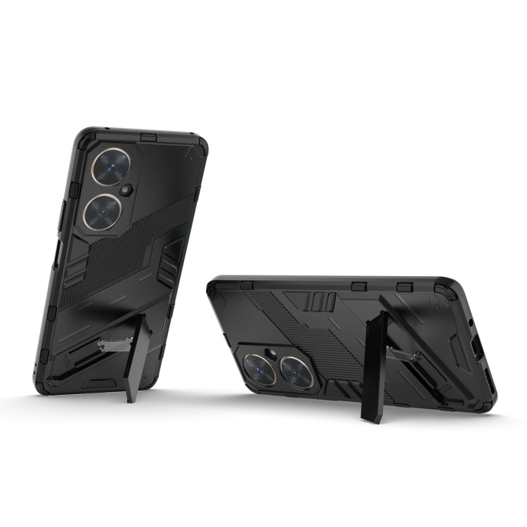 Punk Armor 2 in 1 PC + TPU Phone Case with Holder – TPU, For Huawei nova 11i 4G, For Huawei nova 11 Pro 4G, For Huawei nova 11 4G
