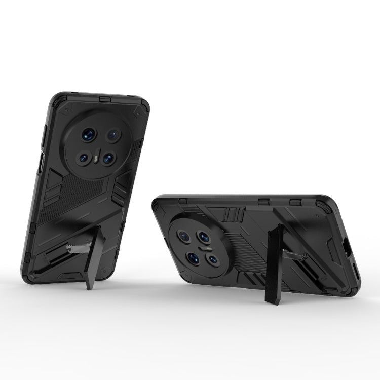Punk Armor 2 in 1 PC + TPU Phone Case with Holder – TPU, For Huawei Mate 70 Pro / 70 Pro+, For Huawei Pura 70 Pro / 70 Pro+, For Huawei Pura 70 Ultra