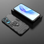 Magnetic Ring Holder PC + TPU Phone Case – Ring Holder, Magnetic, TPU, For Honor 90 Lite / X50i 5G, For Honor 90 Pro, For Honor 90