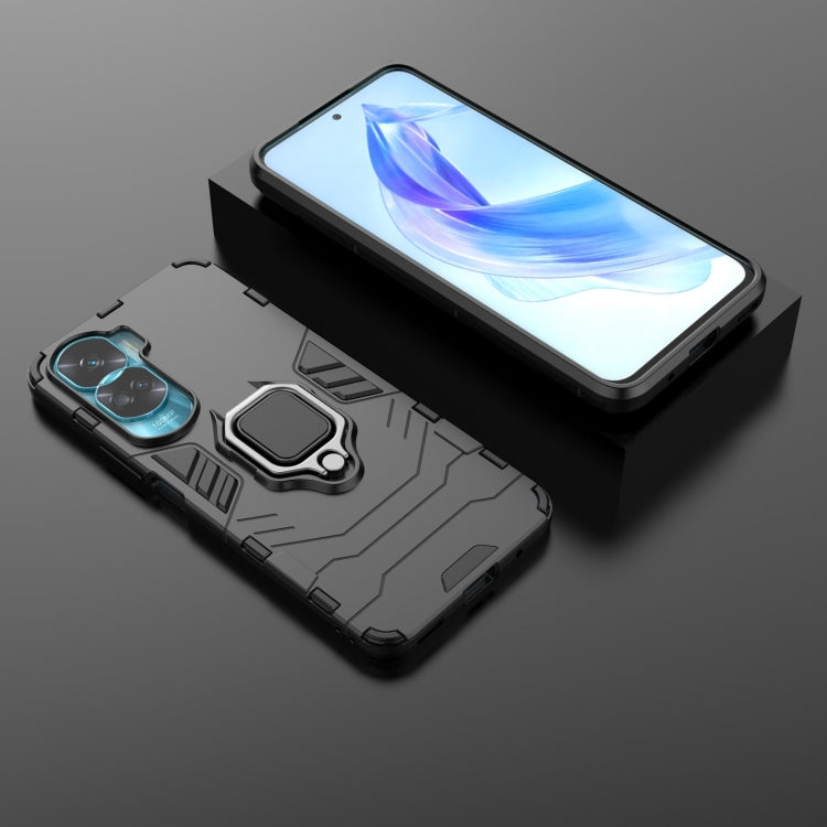 Magnetic Ring Holder PC + TPU Phone Case – Ring Holder, Magnetic, TPU, For Honor 90 Lite / X50i 5G, For Honor 90 Pro, For Honor 90