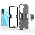 Magnetic Ring Holder PC + TPU Phone Case – Ring Holder, Magnetic, TPU, For Honor 90 Lite / X50i 5G, For Honor 90 Pro, For Honor 90