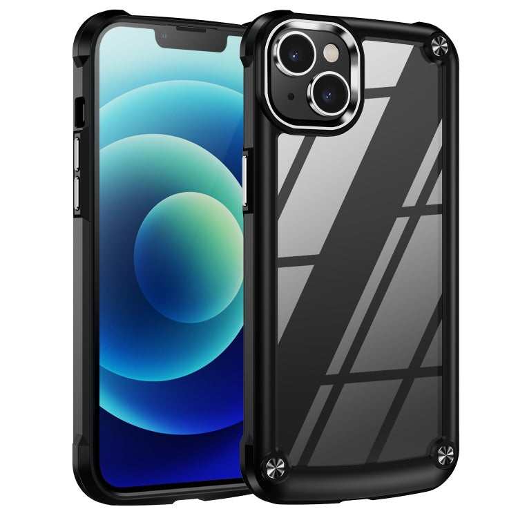 TPU + PC Lens Protection Phone Case, For iPhone 15 For iPhone 15 Black