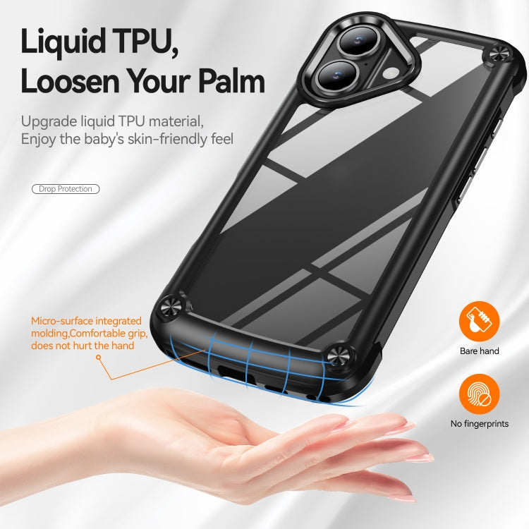 TPU + PC Lens Protection Phone Case – TPU, For iPhone 16, For iPhone 15 Pro Max, For iPhone 15 Pro, For iPhone 15 Plus