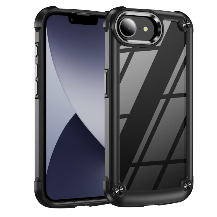 TPU Phone Case – + PC Lens Protection Phone Case, For iPhone 17e / 16e, For iPhone 17... For iPhone 17e 16e Black