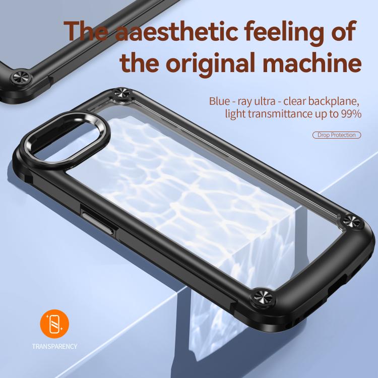 TPU Phone Case – + PC Lens Protection Phone Case, For iPhone 17e / 16e, For iPhone 17...