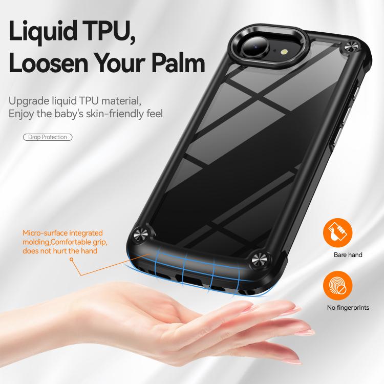TPU Phone Case – + PC Lens Protection Phone Case, For iPhone 17e / 16e, For iPhone 17...