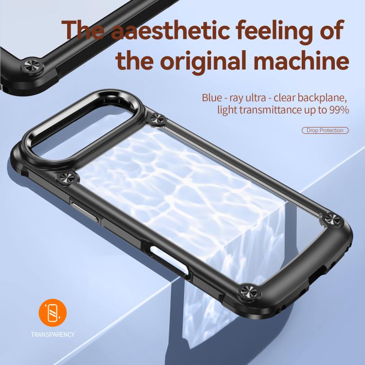 TPU Phone Case – + PC Lens Protection Phone Case, For iPhone Air, For iPhone 16 Pro Max,...