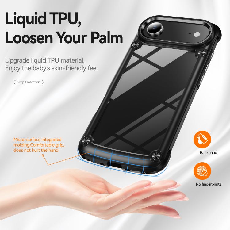TPU Phone Case – + PC Lens Protection Phone Case, For iPhone Air, For iPhone 16 Pro Max,...