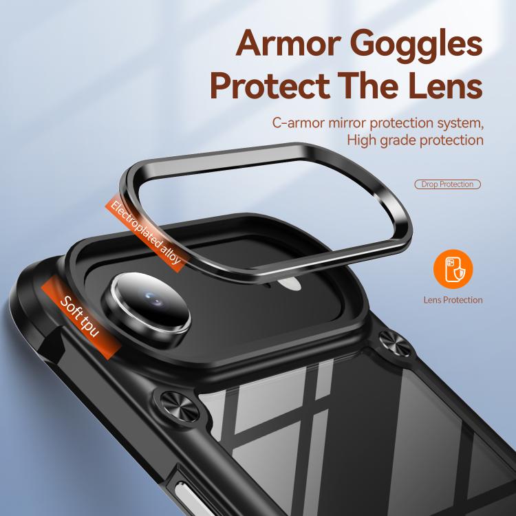 TPU Phone Case – + PC Lens Protection Phone Case, For iPhone Air, For iPhone 16 Pro Max,...