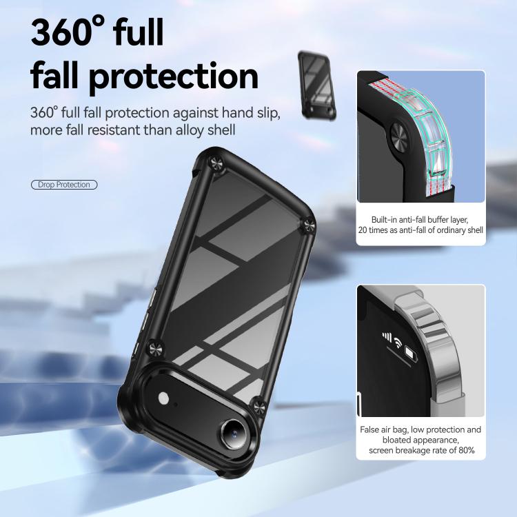TPU Phone Case – + PC Lens Protection Phone Case, For iPhone Air, For iPhone 16 Pro Max,...