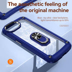 TPU Phone Case – + PC Lens Protection Phone Case with Ring Holder, For iPhone 17e / 16e,...