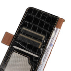 Crocodile Top Layer Cowhide Leather Phone Case, For iPhone 18 Pro / 17 Pro, For iPhone 18 Pro Max / 17 Pro Max, For iPhone 16e / 17e, For iPhone 17, For iPhone Air, For iPhone 16 Pro Max