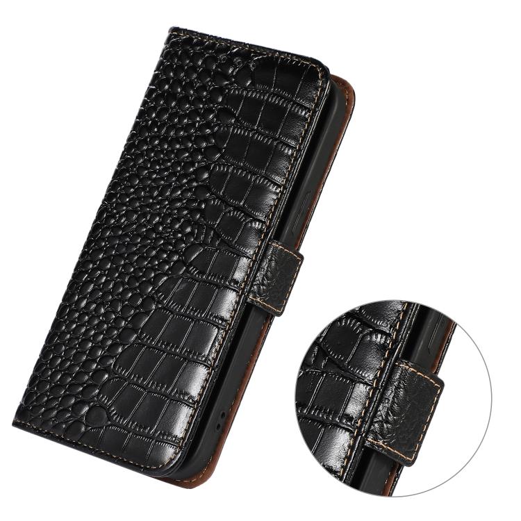 Crocodile Top Layer Cowhide Leather Phone Case, For iPhone 18 Pro / 17 Pro, For iPhone 18 Pro Max / 17 Pro Max, For iPhone 16e / 17e, For iPhone 17, For iPhone Air, For iPhone 16 Pro Max