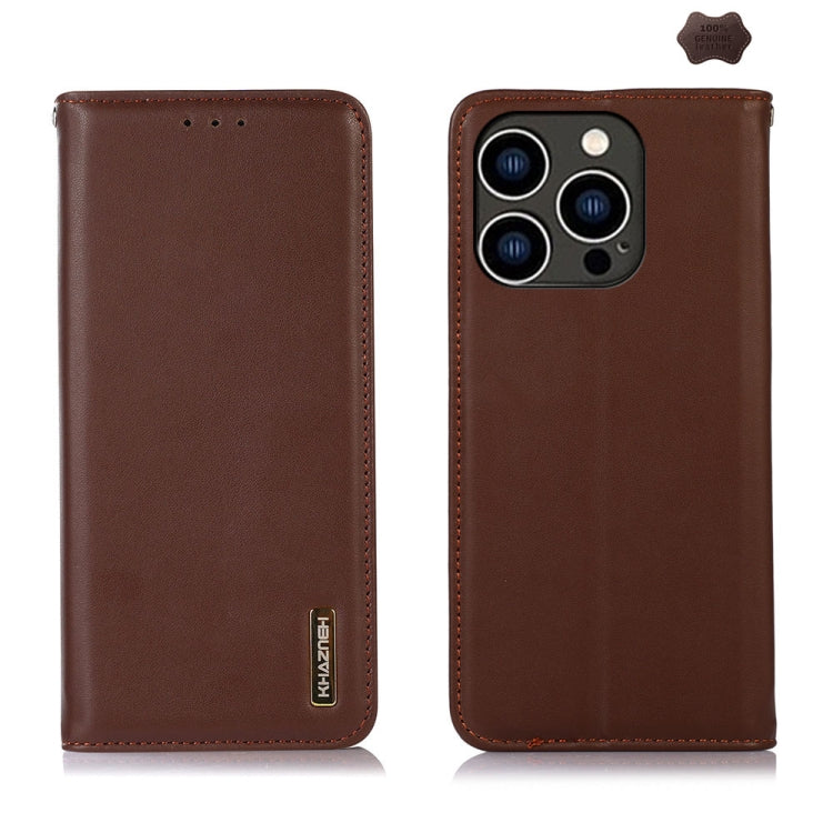 KHAZNEH Nappa Top Layer Cowhide Leather Phone Case – Card Slot, Leather, TPU, For iPhone 17 Pro Max, For iPhone 16e / 17e, For iPhone 18 Pro / 17 Pro, For iPhone 17 Pro, For iPhone 17, For iPhone Air, For iPhone 16e, For iPhone 16 Pro Max For iPhone 16 Pro Max Brown