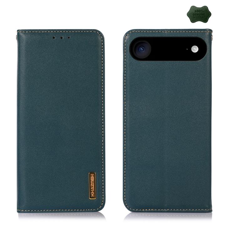 KHAZNEH Nappa Top Layer Cowhide Leather Phone Case – Card Slot, Leather, TPU, For iPhone 17 Pro Max, For iPhone 16e / 17e, For iPhone 18 Pro / 17 Pro, For iPhone 17 Pro, For iPhone 17, For iPhone Air, For iPhone 16e, For iPhone 16 Pro Max For iPhone Air Green