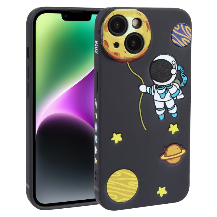 Hug Moon Astronaut Pattern TPU Phone Case – TPU, For iPhone 14 Plus, For iPhone 14, For iPhone 14 Pro, For iPhone 14 Pro Max, For iPhone SE 2022 / SE 2020 / 8 / 7, For iPhone 13 Pro Max, For iPhone 13 Pro, For iPhone 13, For iPhone 13 mini For iPhone 14 Plus Black