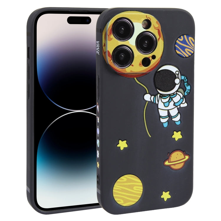 Hug Moon Astronaut Pattern TPU Phone Case – TPU, For iPhone 14 Plus, For iPhone 14, For iPhone 14 Pro, For iPhone 14 Pro Max, For iPhone SE 2022 / SE 2020 / 8 / 7, For iPhone 13 Pro Max, For iPhone 13 Pro, For iPhone 13, For iPhone 13 mini For iPhone 14 Pro Black
