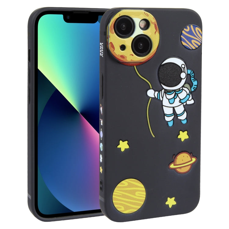 Hug Moon Astronaut Pattern TPU Phone Case – TPU, For iPhone 14 Plus, For iPhone 14, For iPhone 14 Pro, For iPhone 14 Pro Max, For iPhone SE 2022 / SE 2020 / 8 / 7, For iPhone 13 Pro Max, For iPhone 13 Pro, For iPhone 13, For iPhone 13 mini For iPhone 13 mini Black