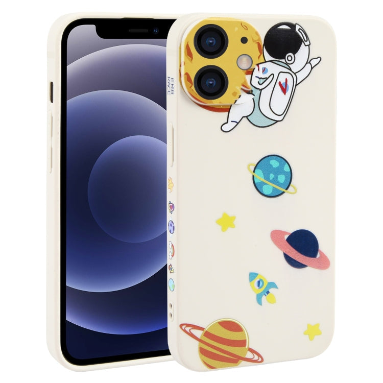 Hug Moon Astronaut Pattern TPU Phone Case – TPU, For iPhone 14 Plus, For iPhone 14, For iPhone 14 Pro, For iPhone 14 Pro Max, For iPhone SE 2022 / SE 2020 / 8 / 7, For iPhone 13 Pro Max, For iPhone 13 Pro, For iPhone 13, For iPhone 13 mini For iPhone 12 mini White