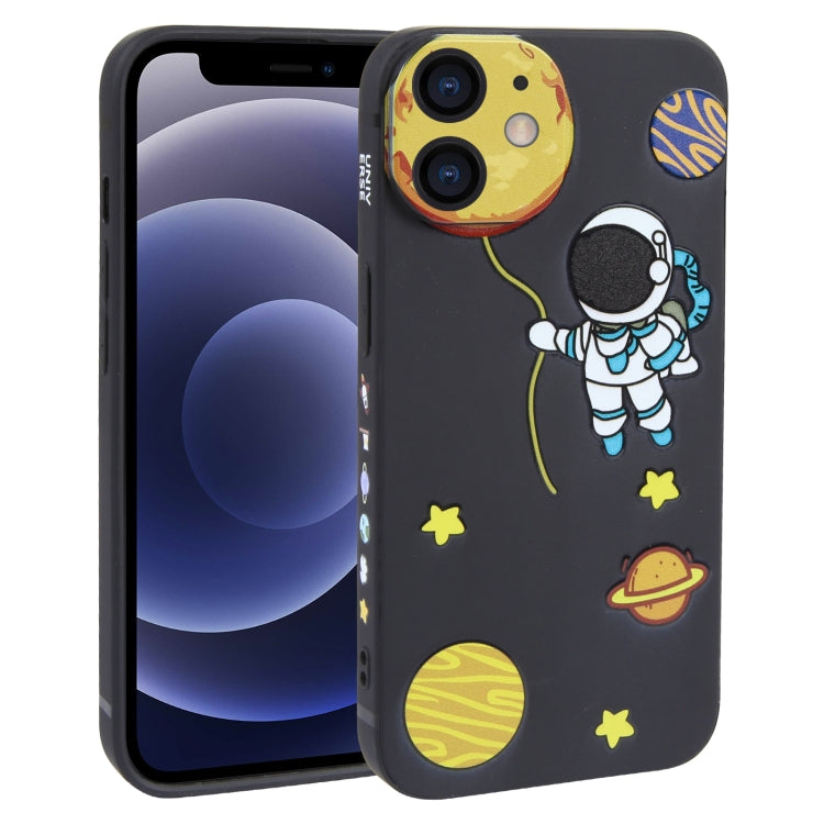 Hug Moon Astronaut Pattern TPU Phone Case – TPU, For iPhone 14 Plus, For iPhone 14, For iPhone 14 Pro, For iPhone 14 Pro Max, For iPhone SE 2022 / SE 2020 / 8 / 7, For iPhone 13 Pro Max, For iPhone 13 Pro, For iPhone 13, For iPhone 13 mini For iPhone 12 mini Black