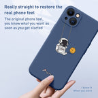 Astronaut Swinging Pattern TPU Phone Case, For iPhone 13 mini, For...