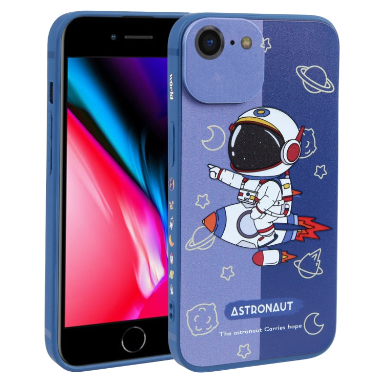 Color Contrast Astronaut Pattern TPU Phone Case – TPU, For iPhone 14 Plus, For iPhone 14, For iPhone 14 Pro, For iPhone 14 Pro Max, For iPhone SE 2022 / SE 2020 / 8 / 7, For iPhone 13 Pro Max, For iPhone 13 Pro, For iPhone 13, For iPhone 13 mini For iPhone SE 2022 SE 2020 8 7 Blue