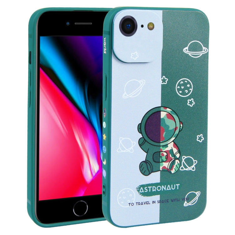Color Contrast Astronaut Pattern TPU Phone Case – TPU, For iPhone 14 Plus, For iPhone 14, For iPhone 14 Pro, For iPhone 14 Pro Max, For iPhone SE 2022 / SE 2020 / 8 / 7, For iPhone 13 Pro Max, For iPhone 13 Pro, For iPhone 13, For iPhone 13 mini For iPhone SE 2022 SE 2020 8 7 Green