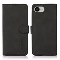 KHAZNEH Matte Texture Leather Phone Case, For iPhone 16e / 17e, For iPhone 17 Pro Max, For iPhone 17 Pro, For iPhone 17, For iPhone Air, For iPhone 16 Pro Max For iPhone 16e 17e Black
