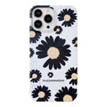 Frosted Daisy Film Phone Case, For iPhone 12 Pro Max, For iPhone 12 Pro, For iPhone 11, For iPhone 11 Pro Max, For iPhone XS / X, For iPhone XR, For iPhone XS Max For iPhone 12 Pro Max Black Flower