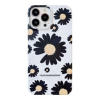 Frosted Daisy Film Phone Case, For iPhone 12 Pro Max, For iPhone 12 Pro, For iPhone 11, For iPhone 11 Pro Max, For iPhone XS / X, For iPhone XR, For iPhone XS Max For iPhone 12 Pro Max Black Flower