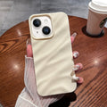 Solid Color Wave Texture TPU Phone Case, For iPhone 14 /13, For iPhone...