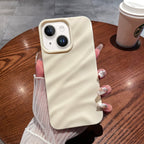 Solid Color Wave Texture TPU Phone Case, For iPhone 14 /13, For iPhone...