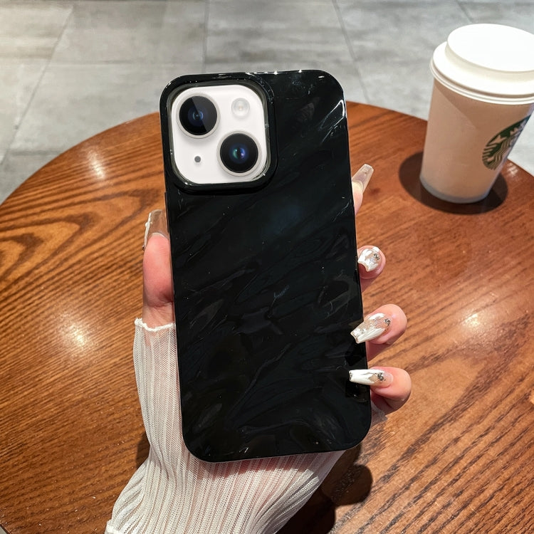 Solid Color Wave Texture TPU Phone Case, For iPhone 15 Plus, For iPhone... For iPhone 15 Black