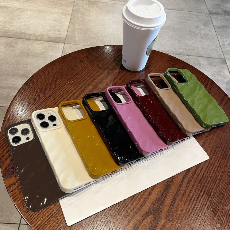 Solid Color Wave Texture TPU Phone Case, For iPhone 14 /13, For iPhone...