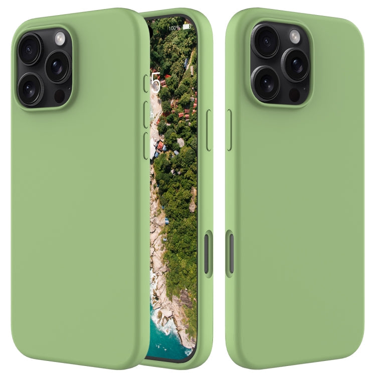 Phone Case – Silicone (iPhone 16 Pro) For iPhone 16 Pro Mint Green