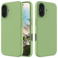 Solid Color Silicone Phone Case, For iPhone 16, For iPhone 15 Pro Max For iPhone 16 Mint Green