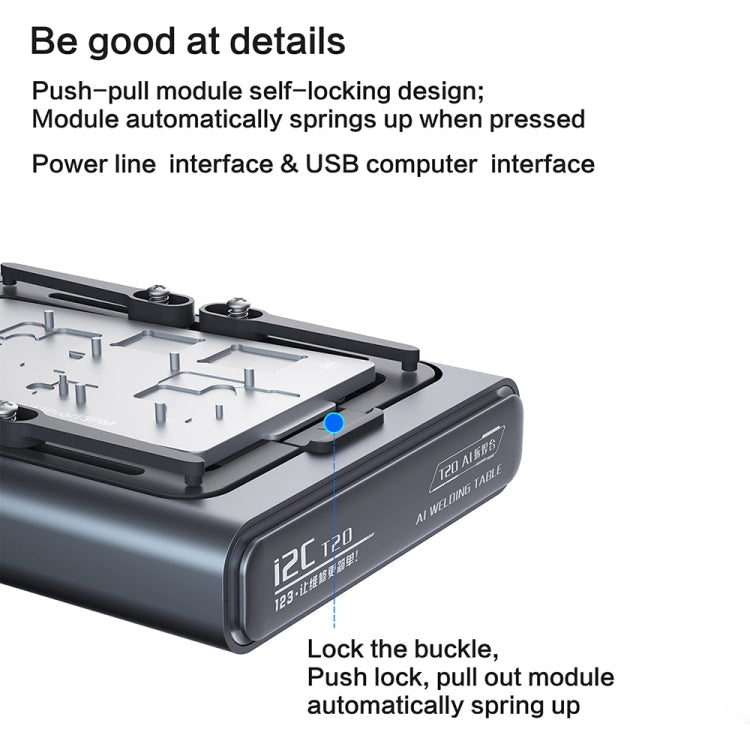 i2C T20 Intelligent Motherboard Middle Layered Heating Platform For iPhone X-14 Series, i2C T20 For iPhone X-14 Series – Durable Build, Easy to Use